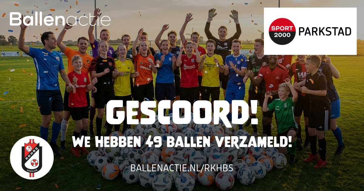 Uitslag Ballenactie