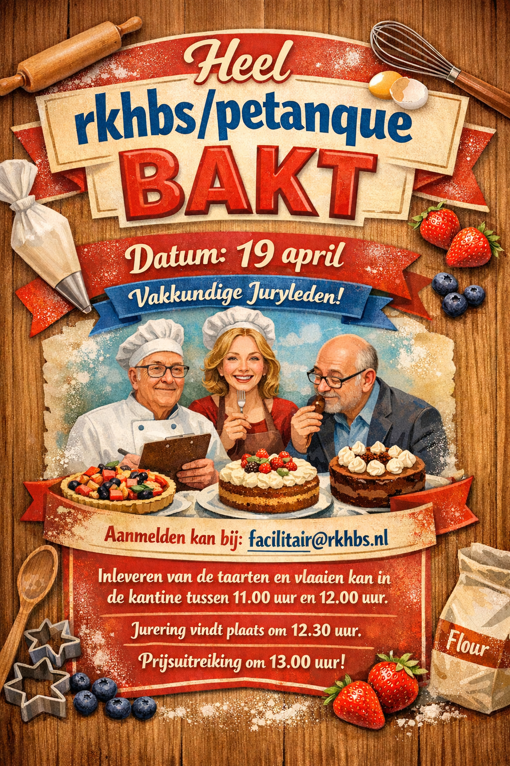 Heel RKHBS bakt, 19 april