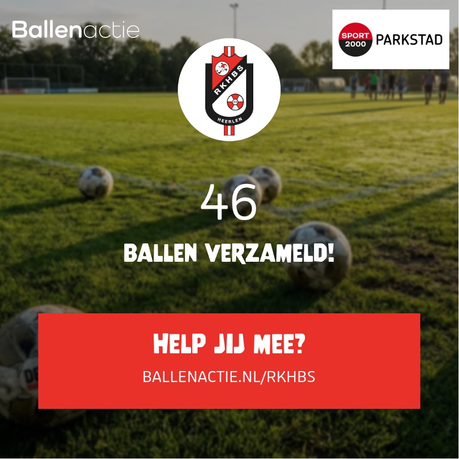 Ballenactie tot en met 2 juni!